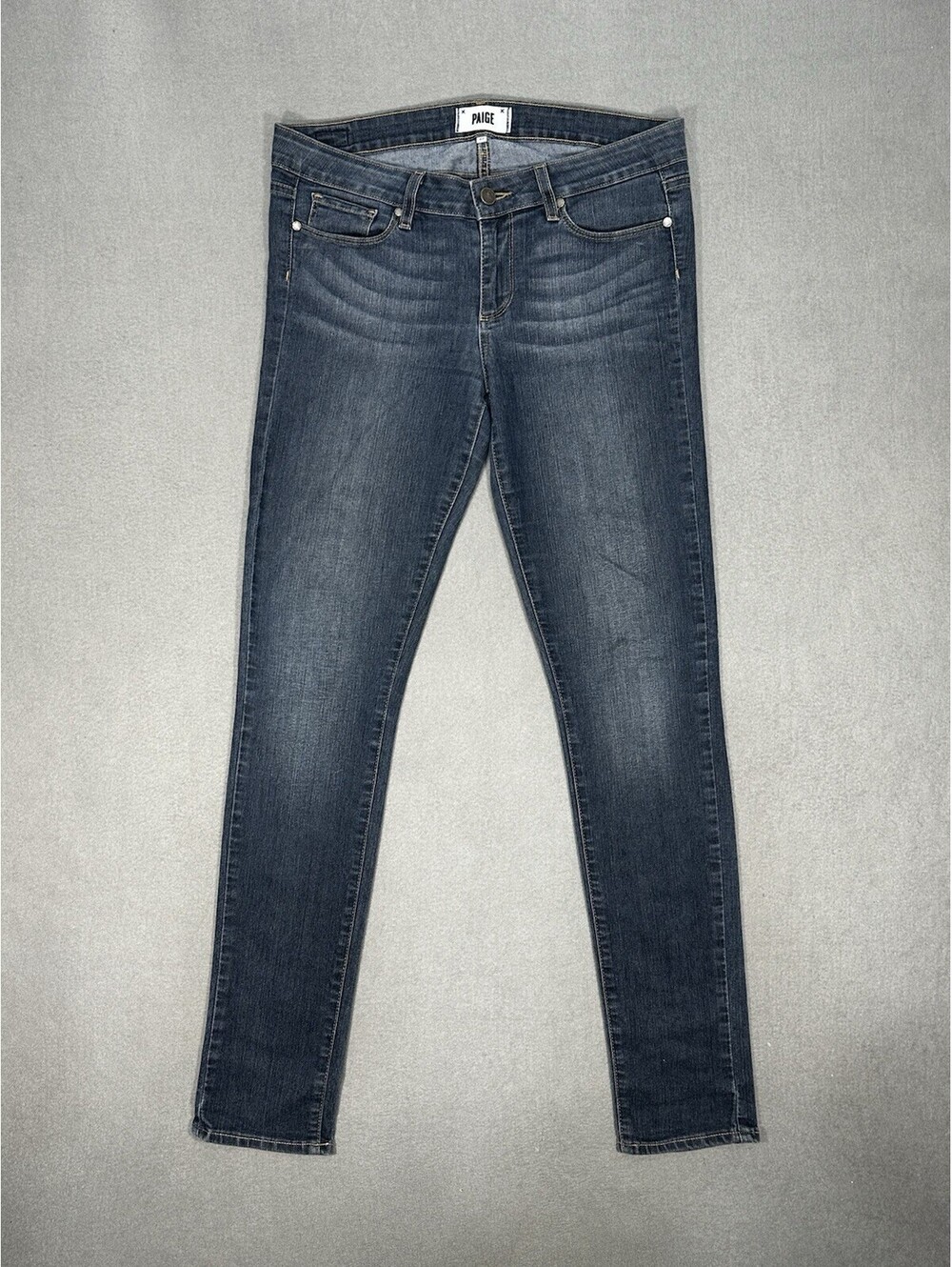 PAIGE Peg Skinny Jeans Womens 29 Dark Wash Stretch Denim USA Made